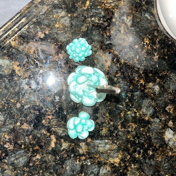 Cute Succulent photo/ card table holder - Picture 6 of 8